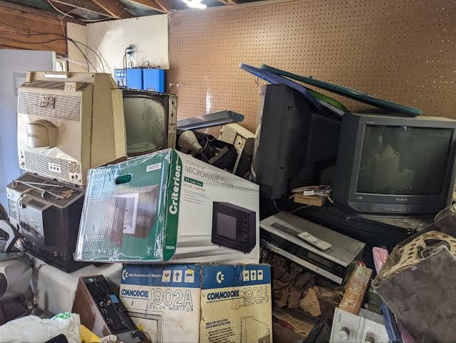 Pallet of Damaged TVs